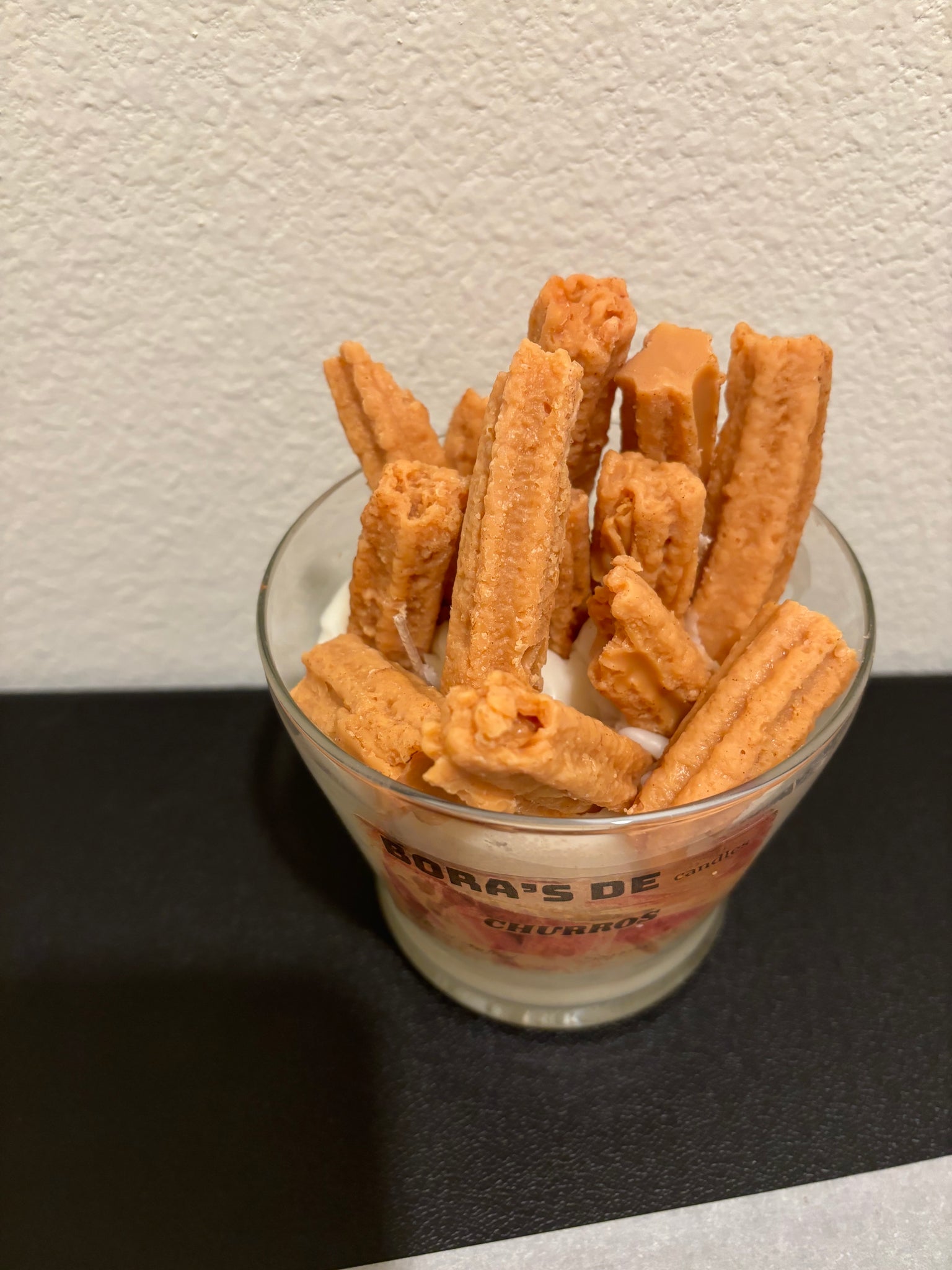 Churro candle