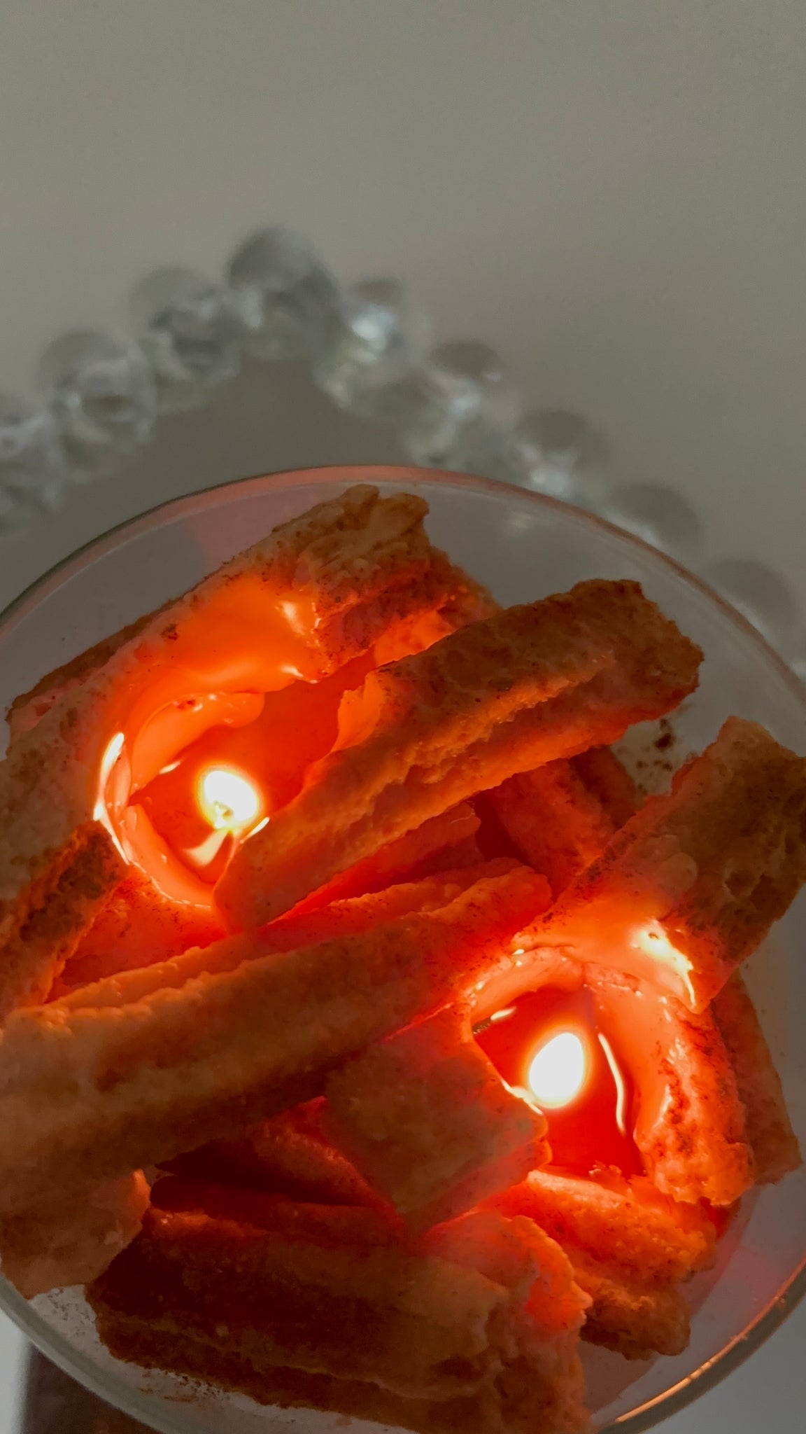 Churro candle