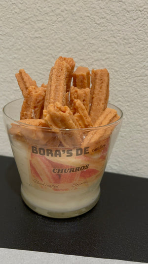 Churro candle