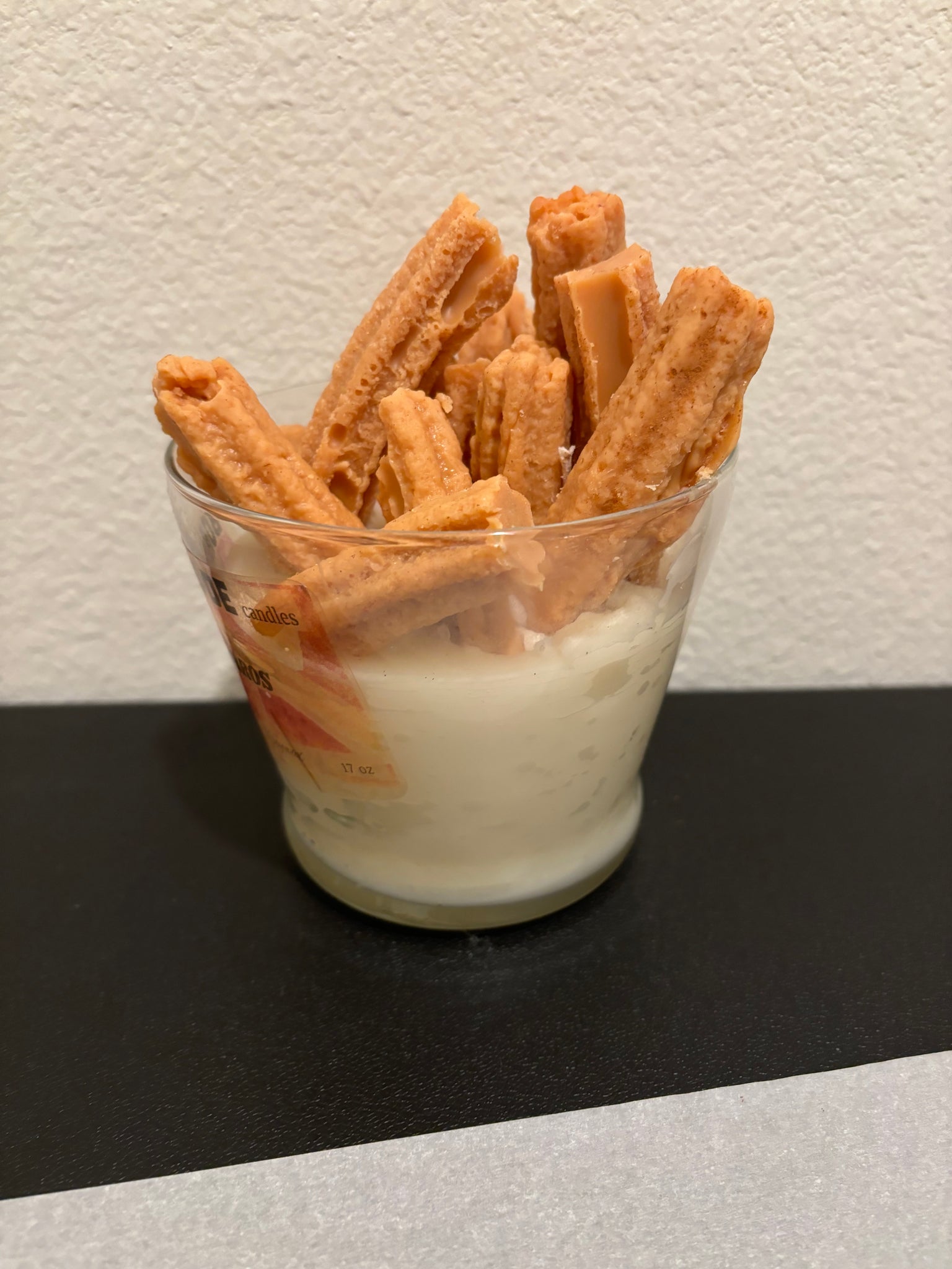 Churro candle