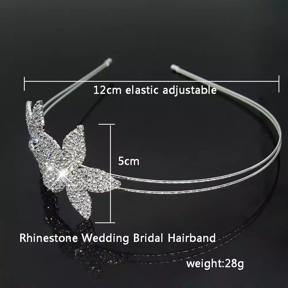 #6 Rhinestone Wedding Bridal Headband
