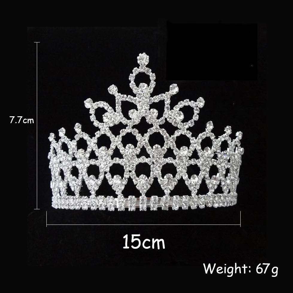 MUSA  Rhinestone Tiara crown
