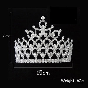 MUSA  Rhinestone Tiara crown
