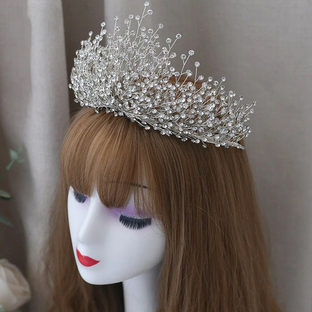 #1 PEACOOK  Rhinestone Tiara
