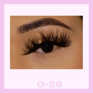 3D Faux Lashes (O-28)