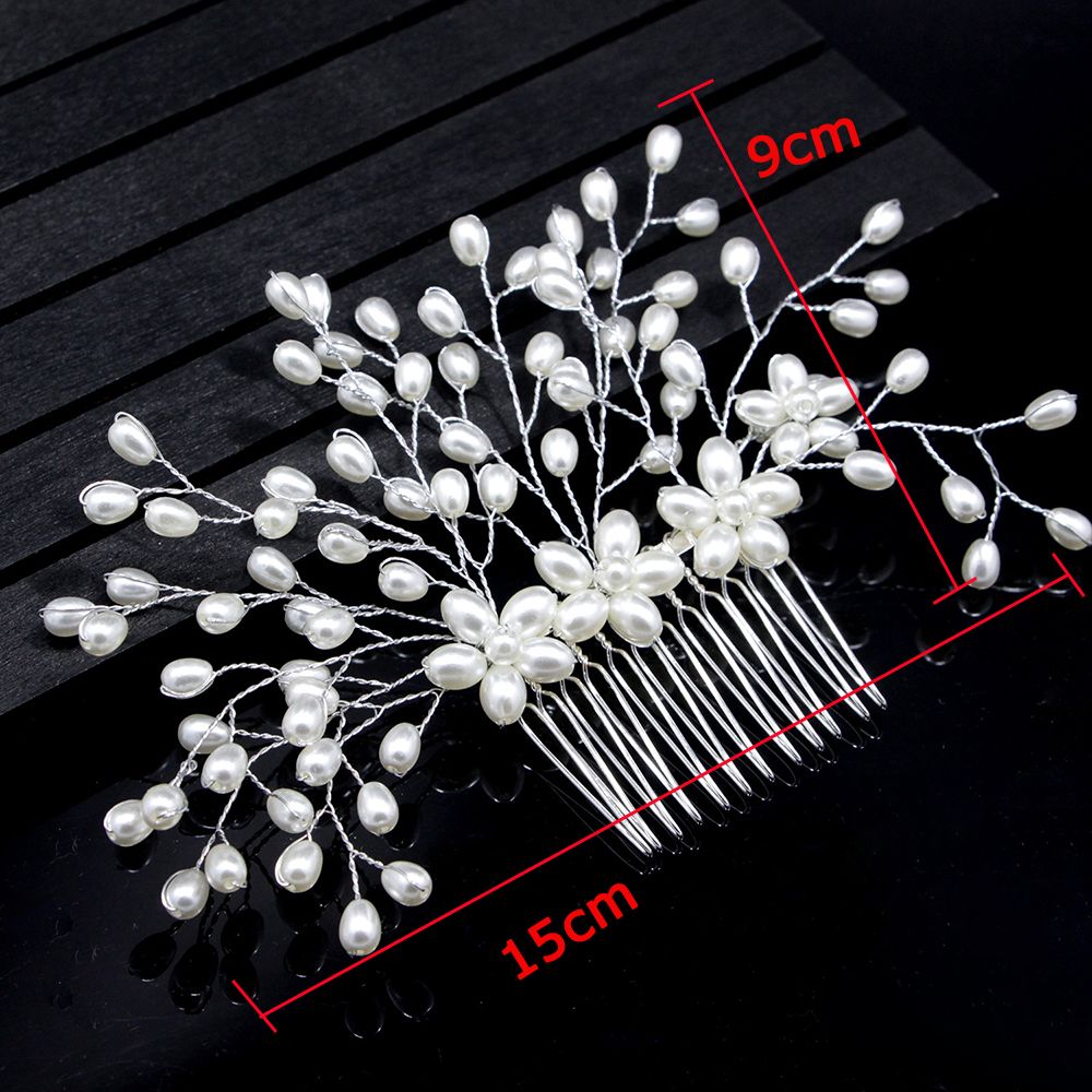 #27 Fashion Pearl Bridal Hair Comb