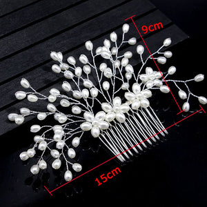 #27 Fashion Pearl Bridal Hair Comb