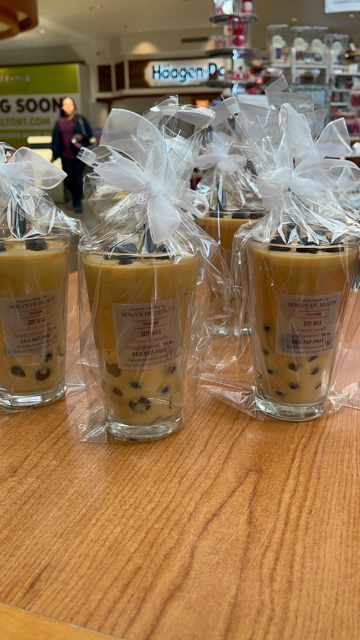 caramel chai boba
