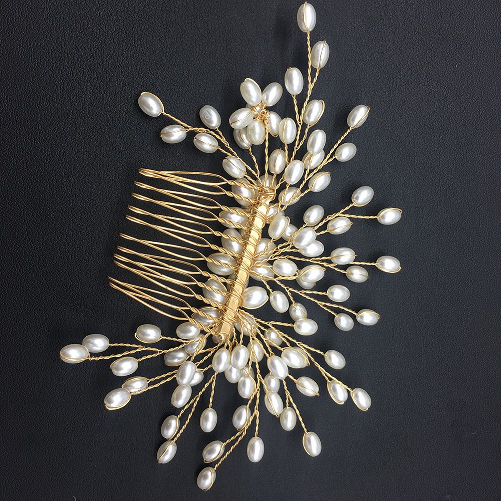 #26 Fashion Pearl Bridal Hair Comb