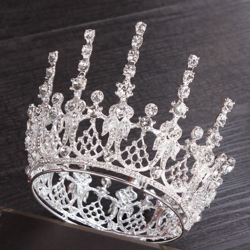 #3 Rhinestone Chrystal tiara earing set