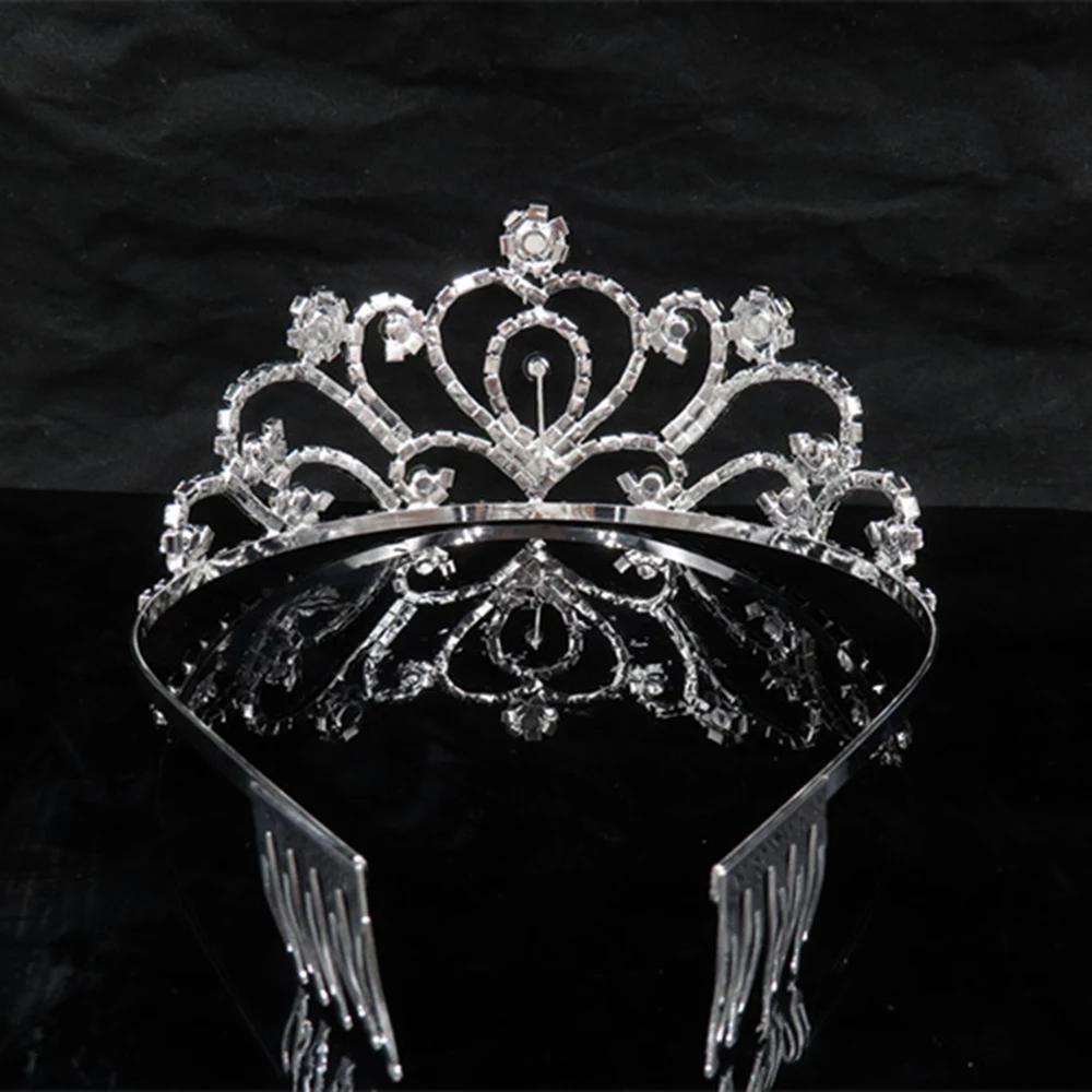 LILY  #49 Rhinestone Wedding Bride Tiara Crown