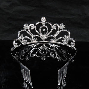 LILY  #49 Rhinestone Wedding Bride Tiara Crown