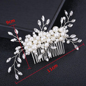 #24 Fashion Pearl Bridal Hair Comb