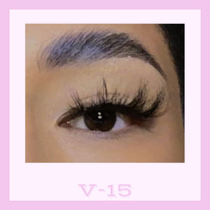 3D Faux Lashes (V-15)
