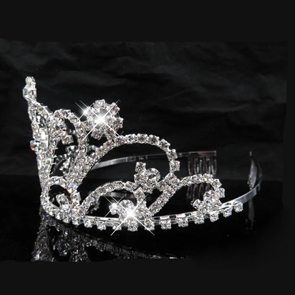 LILY  #49 Rhinestone Wedding Bride Tiara Crown