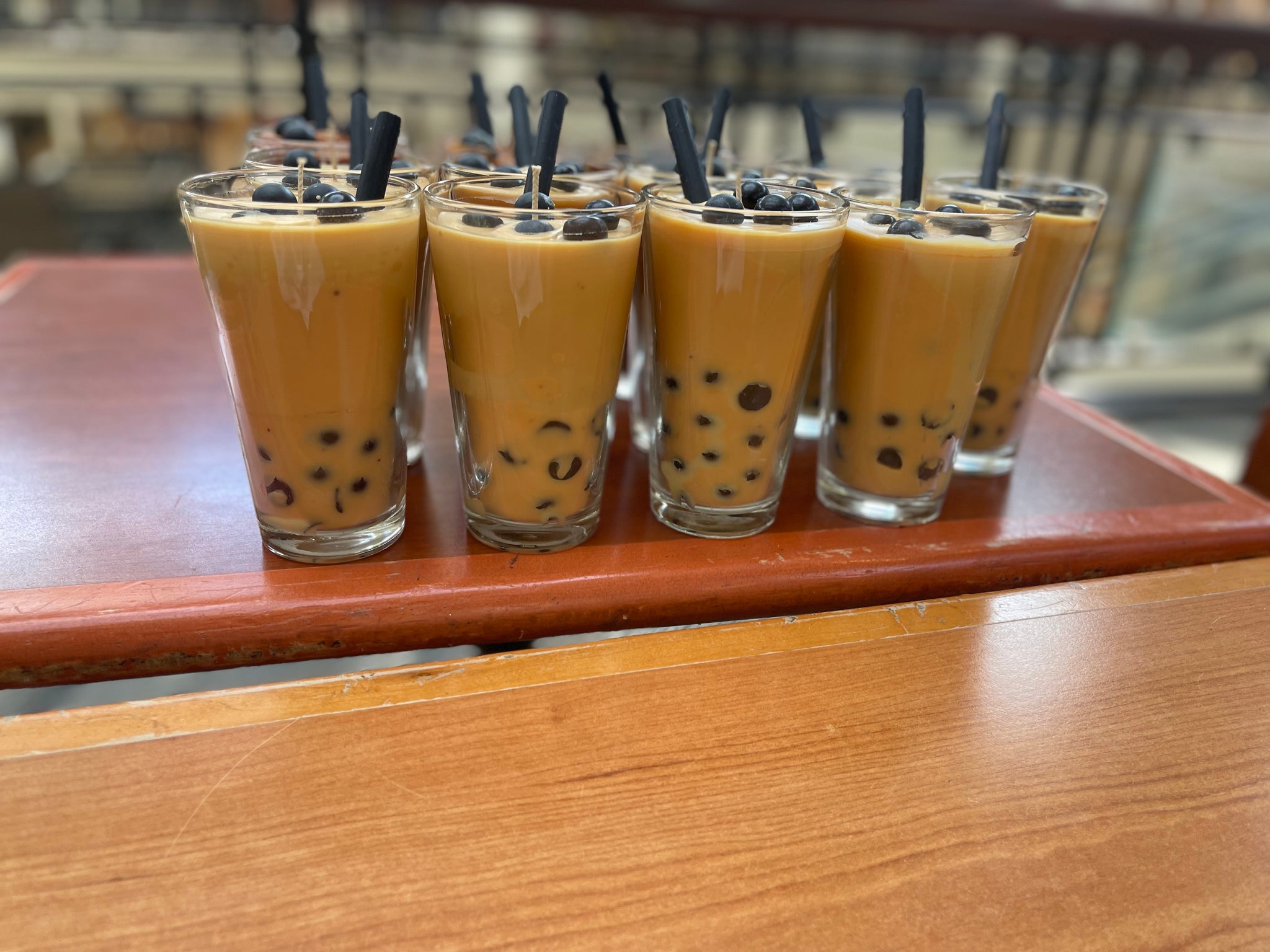 caramel chai boba