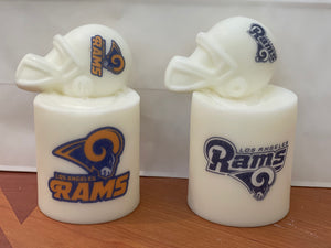 Football pillar candles