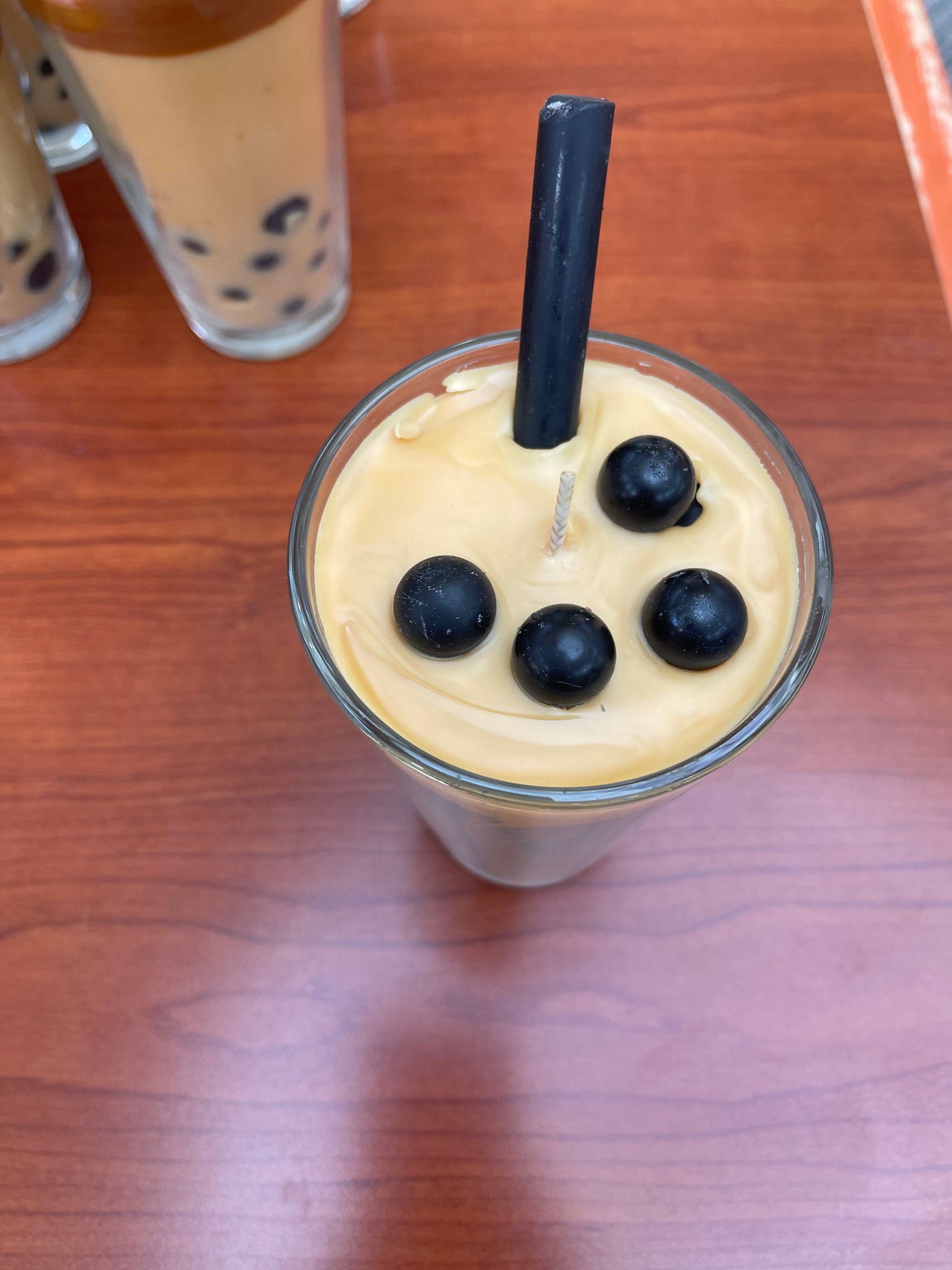 caramel chai boba