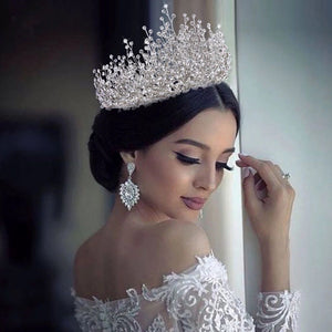 #1 PEACOOK  Rhinestone Tiara
