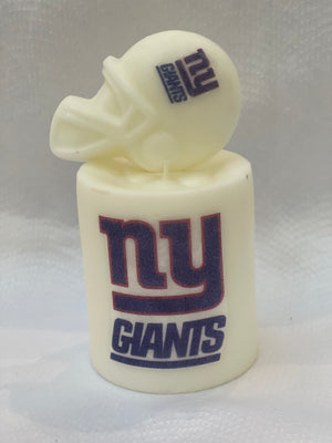 Football pillar candles