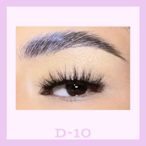 3D Faux Lashes (D-10)