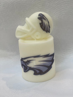 Football pillar candles