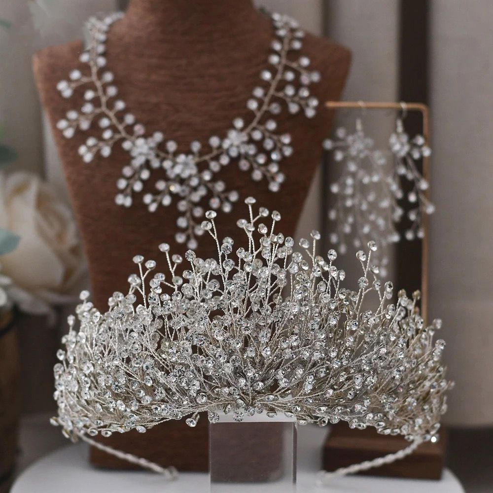 #1 PEACOOK  Rhinestone Tiara