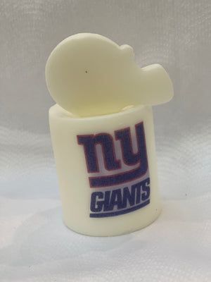 Football pillar candles