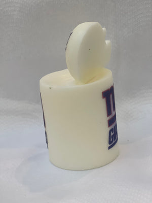 Football pillar candles