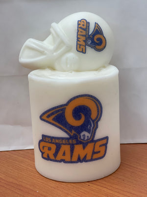 Football pillar candles