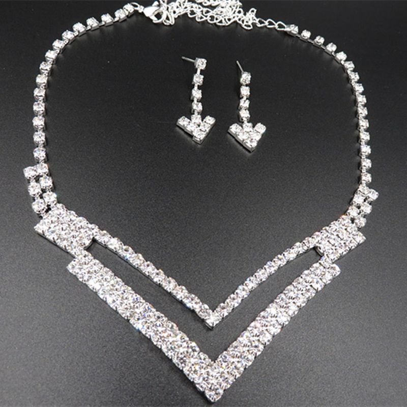 #44 Rhinestone Necklace set