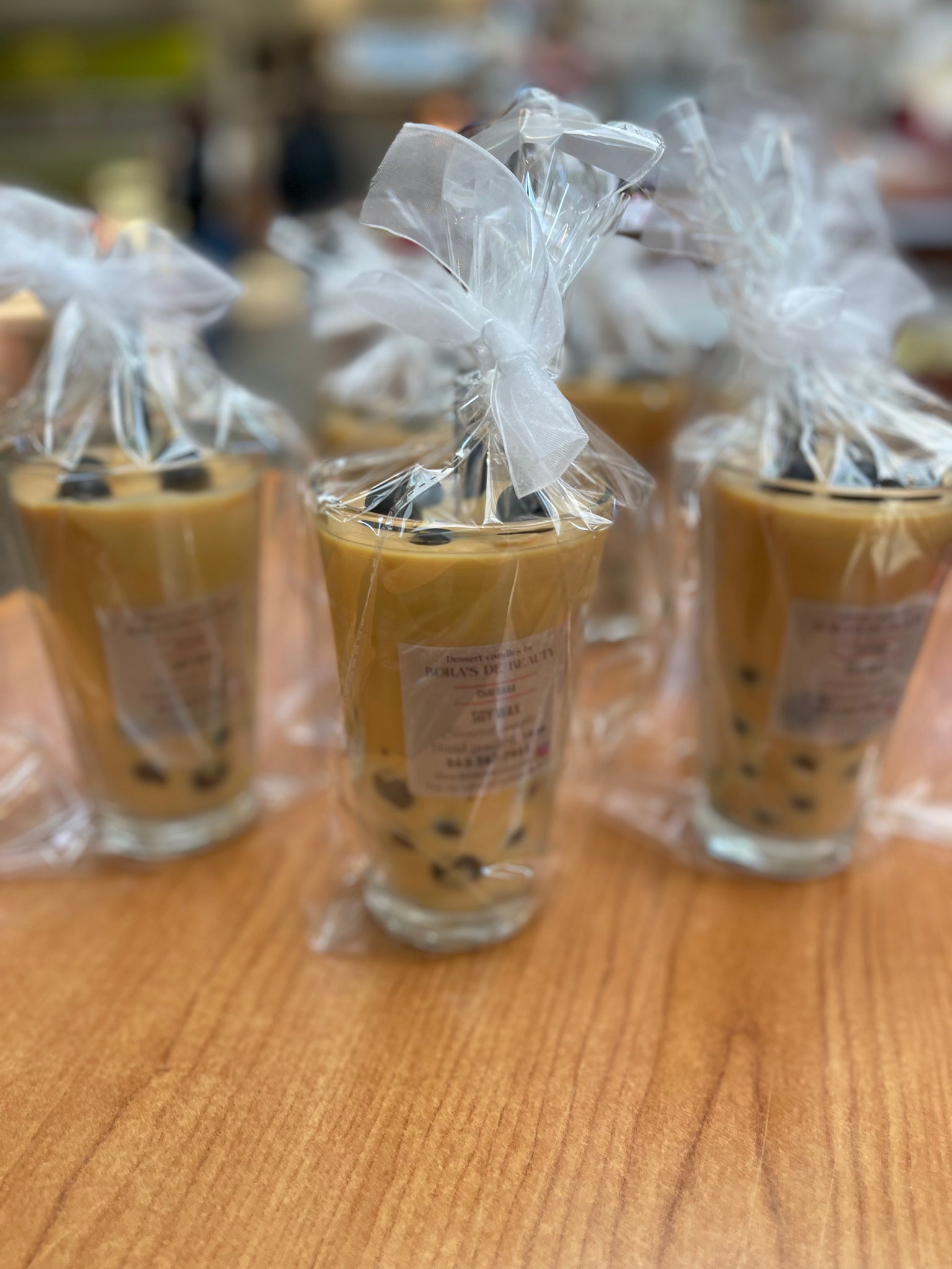 caramel chai boba