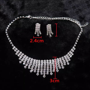 #31 Rhinestone Necklace set