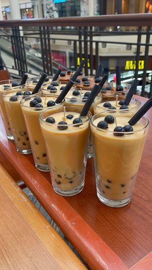 caramel chai boba