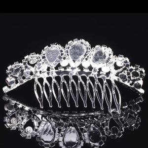 #41 Rhinestone hair clip Crown
